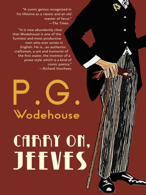 cover image of Carry On, Jeeves